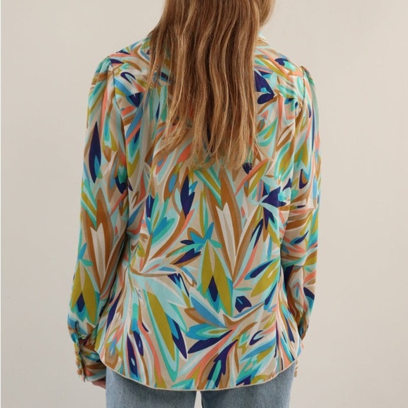 MISSONI for TARGET Multicolor Abstract Buttondown Shirt - Picture 4 of 11